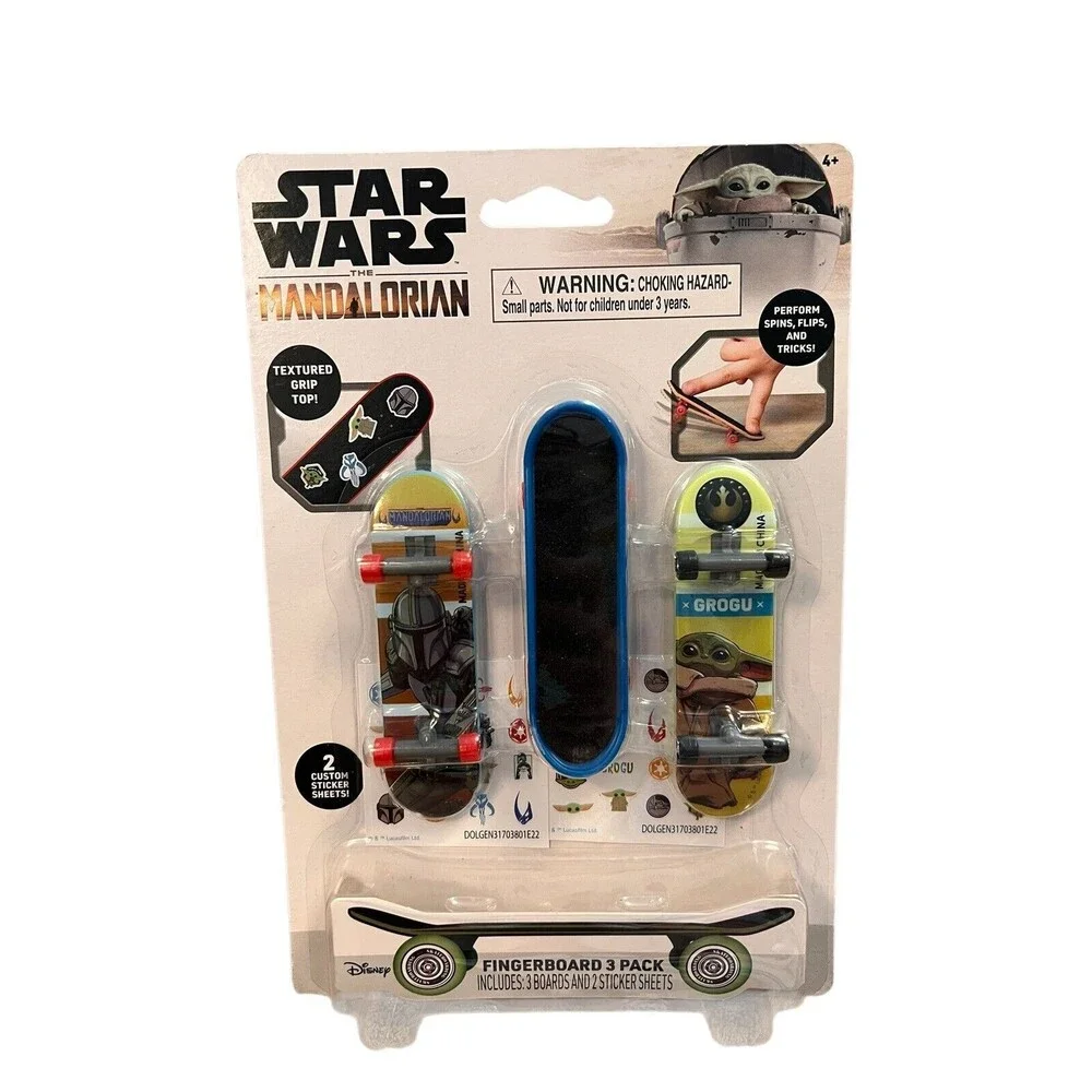 Marvel Spider-Man, Avengers, Star Wars‎ 9 Fingerboards Mini Skateboard Lot Of 3